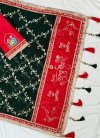 Tew Soft Georgette Zari Sequance Work Karva Chauth Special Saree